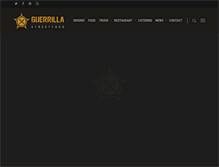 Tablet Screenshot of guerrillastreetfood.com